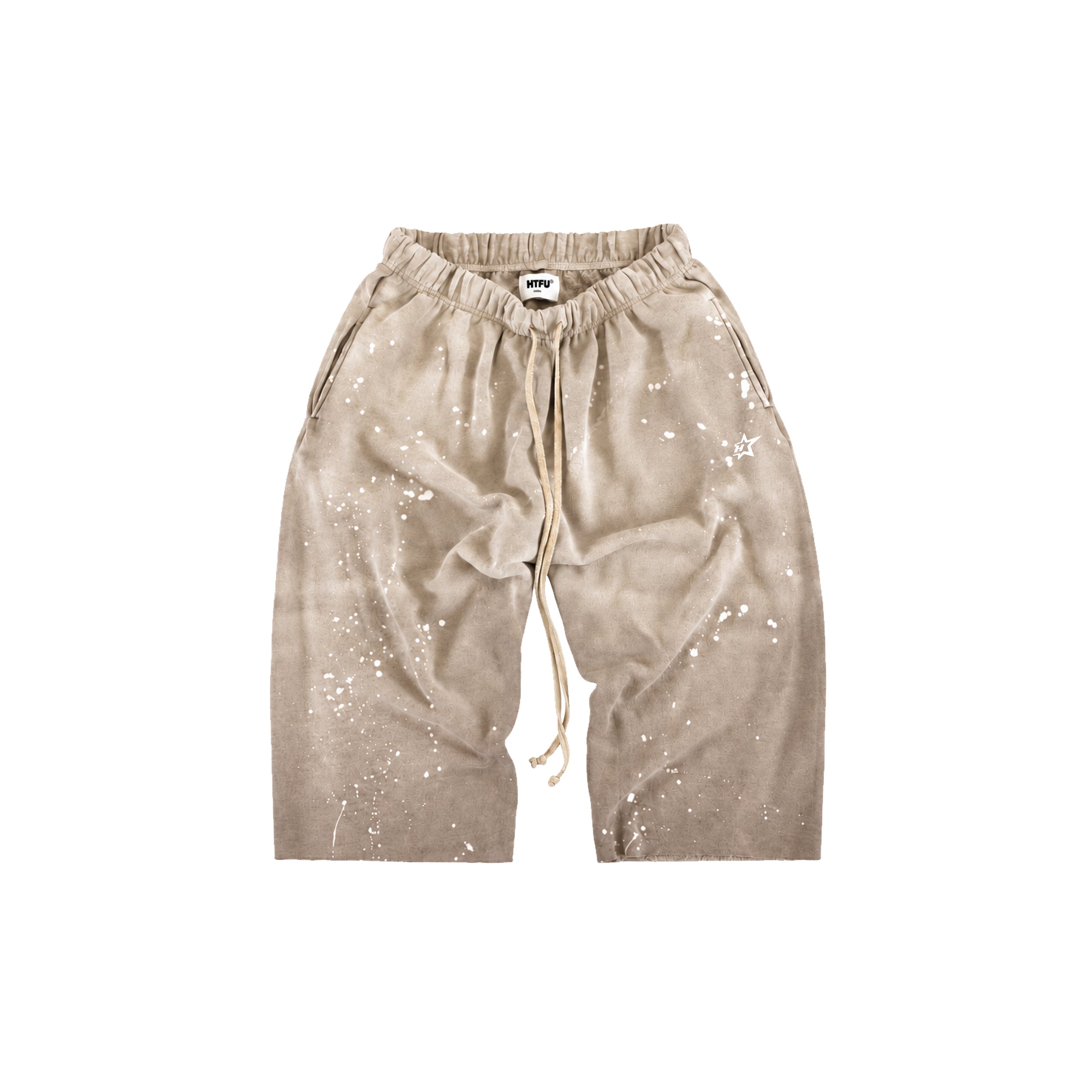 HTFU Raw Hem 3/4 Sweatshort - Desert Stone - Studio Edition- Ships 9/25