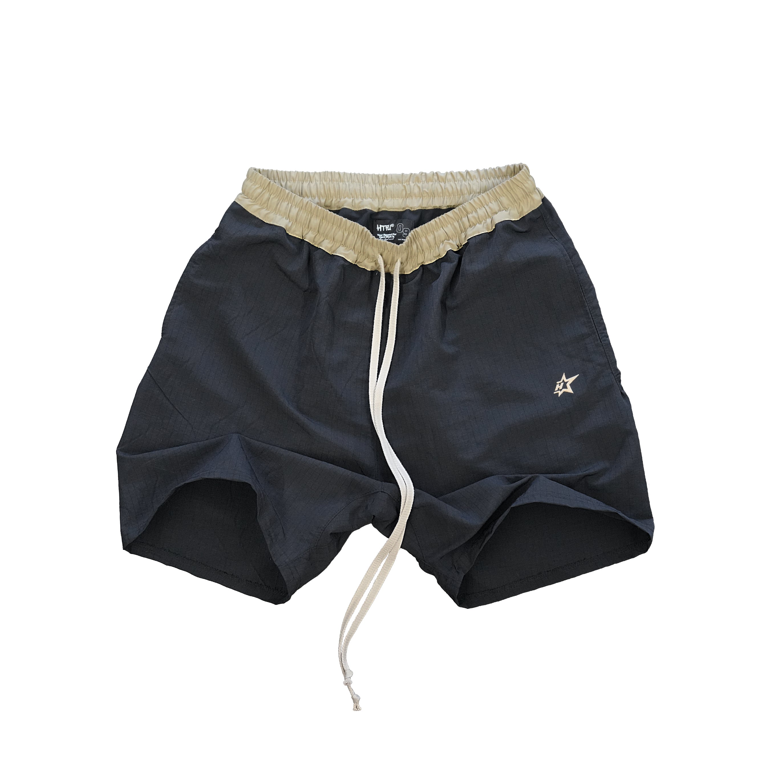 HTFU Relaxed Practice Short - Nylon Rip Stop - Black - Ships 7/25