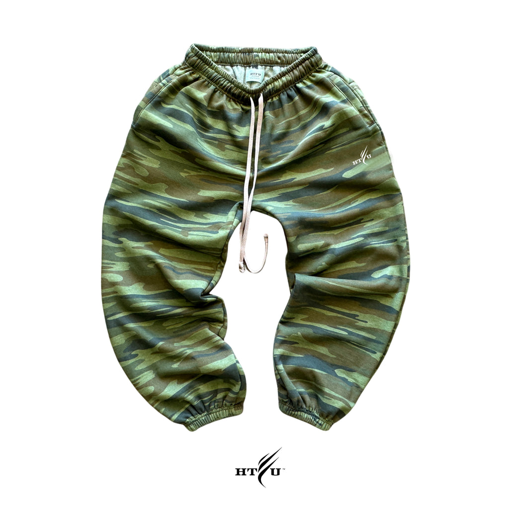 GymRat Sweatpants - Woodland Camo - Embroidery Only Edition