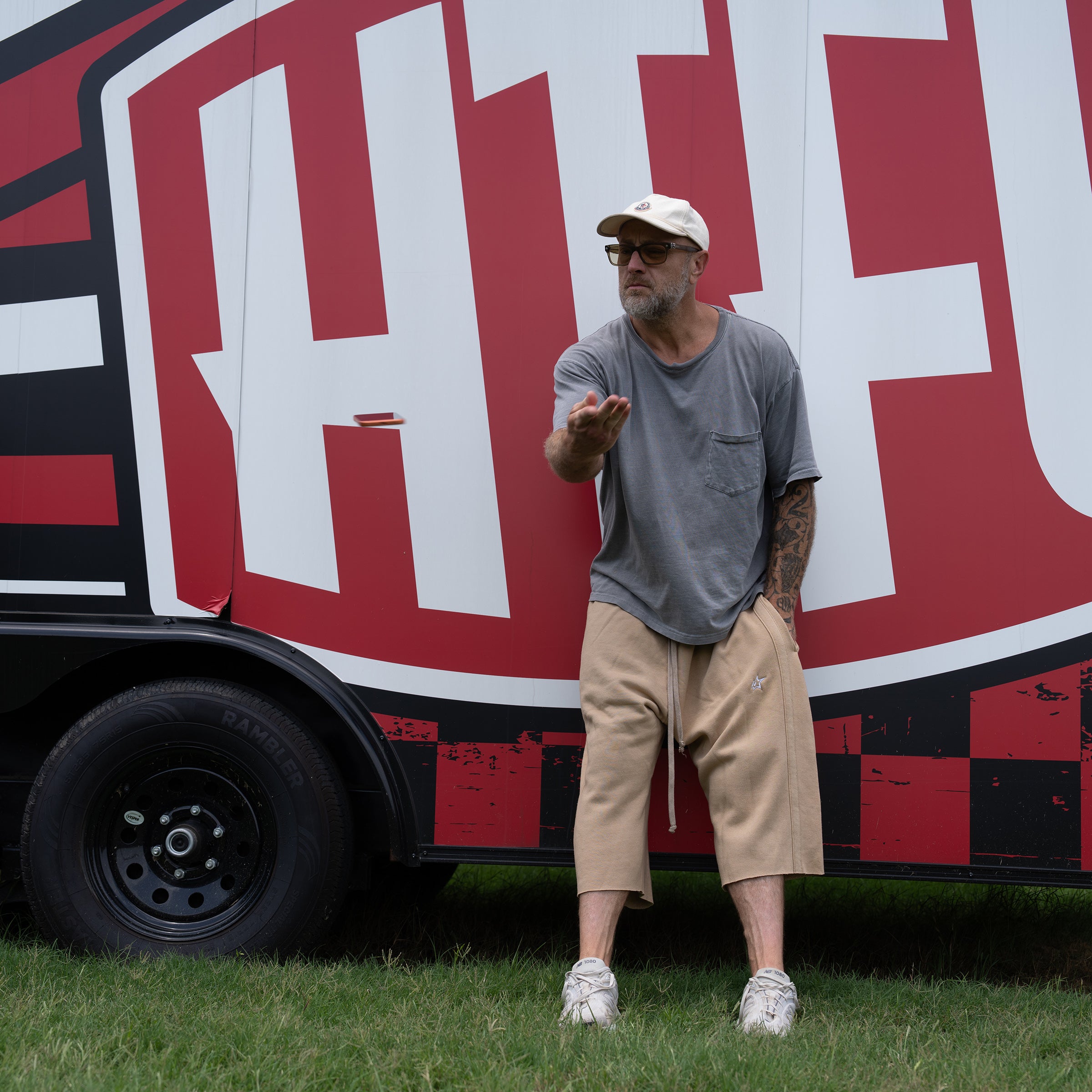 HTFU Raw Hem 3/4 Sweatshort - Black - Ships 7/15