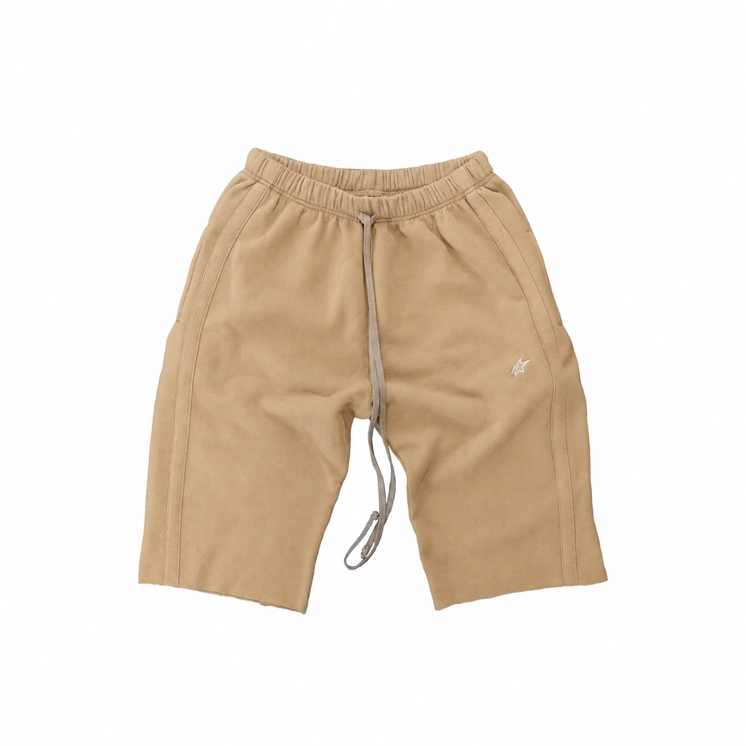 HTFU Raw Hem 3/4 Sweatshort - Desert Sand - Ships 7/15