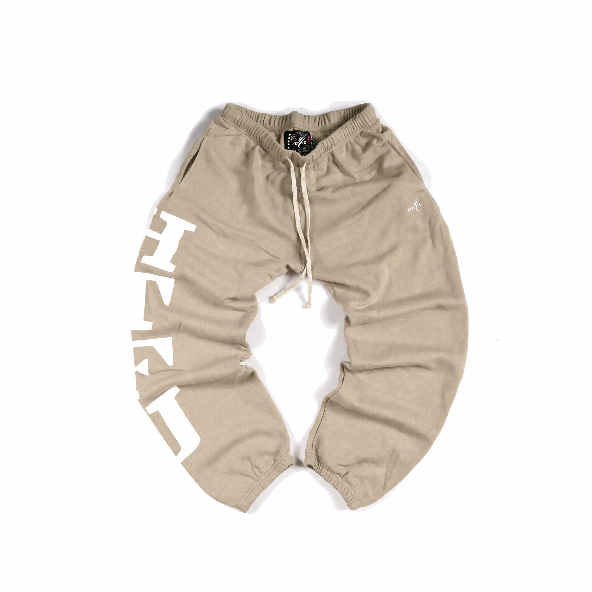 GymRat Sweatpants - White on Desert Stone - Ships 9/25