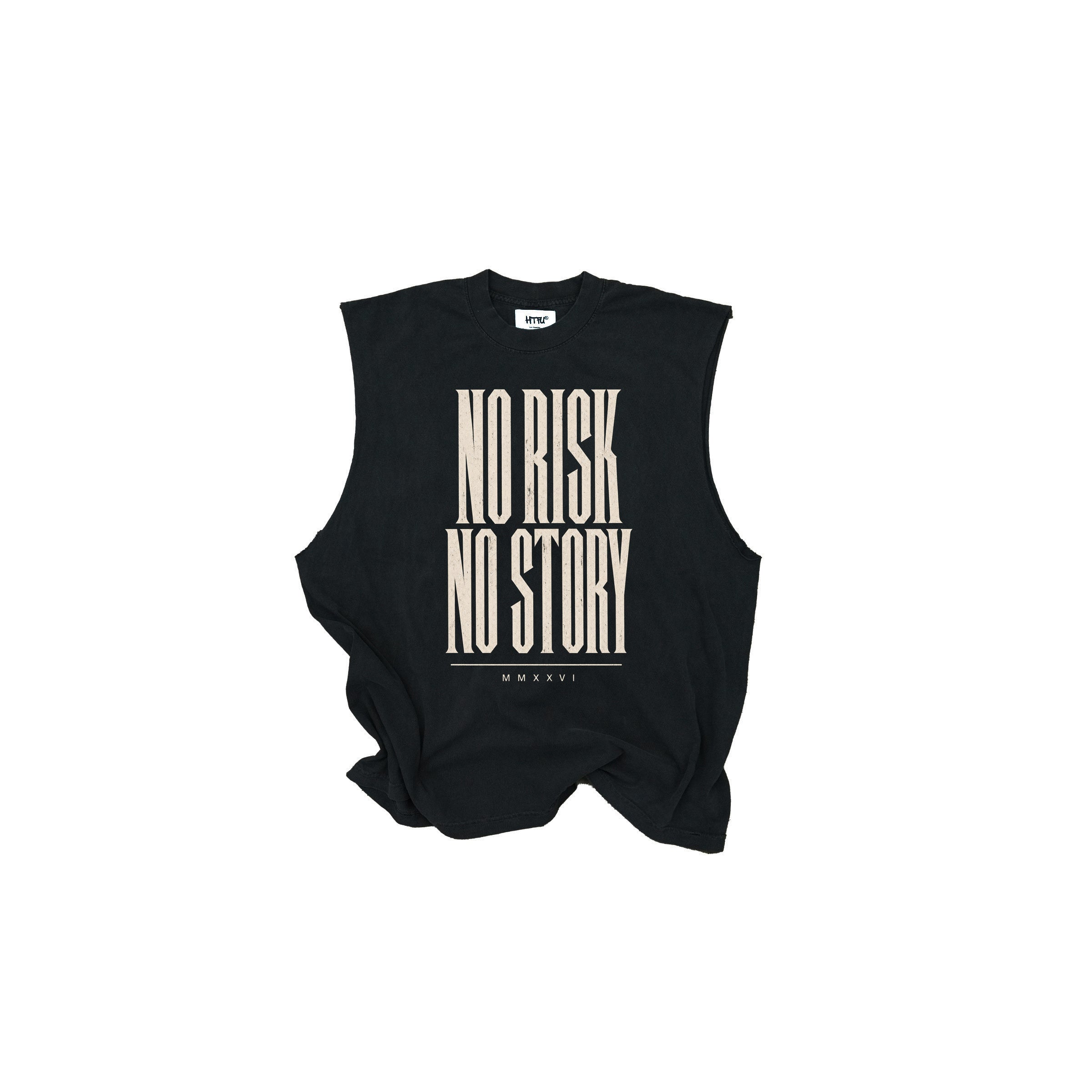 No Risk No Story Muscle Tank - Bold - Black