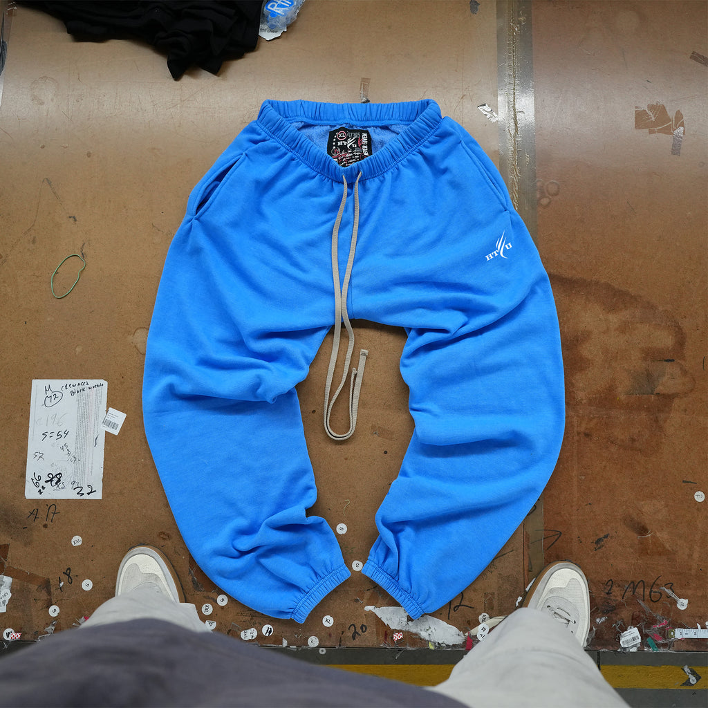 GymRat Sweatpants - Coastal Blue - Embroidery Edition - Ships 5/25