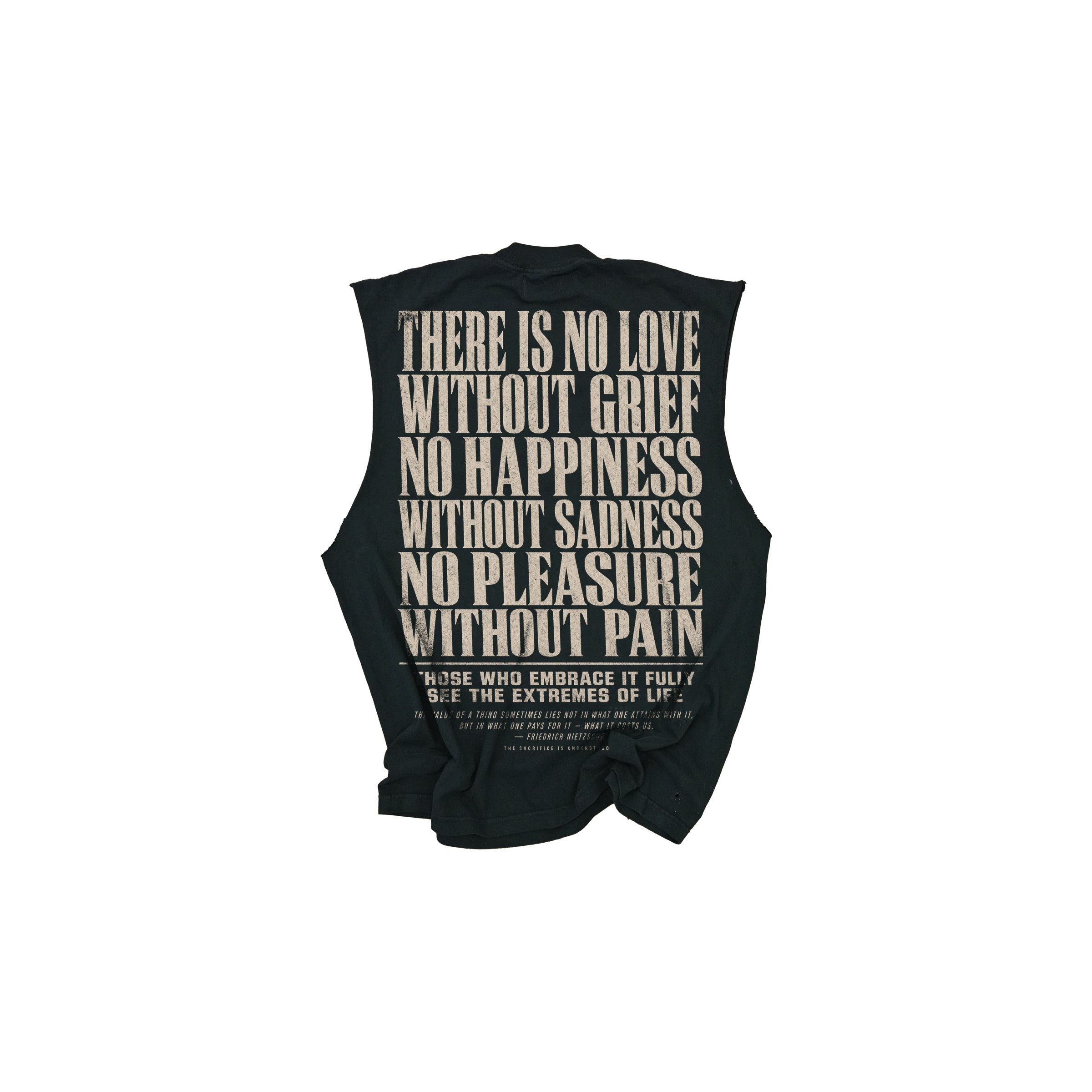 Pain Muscle Tank - Black