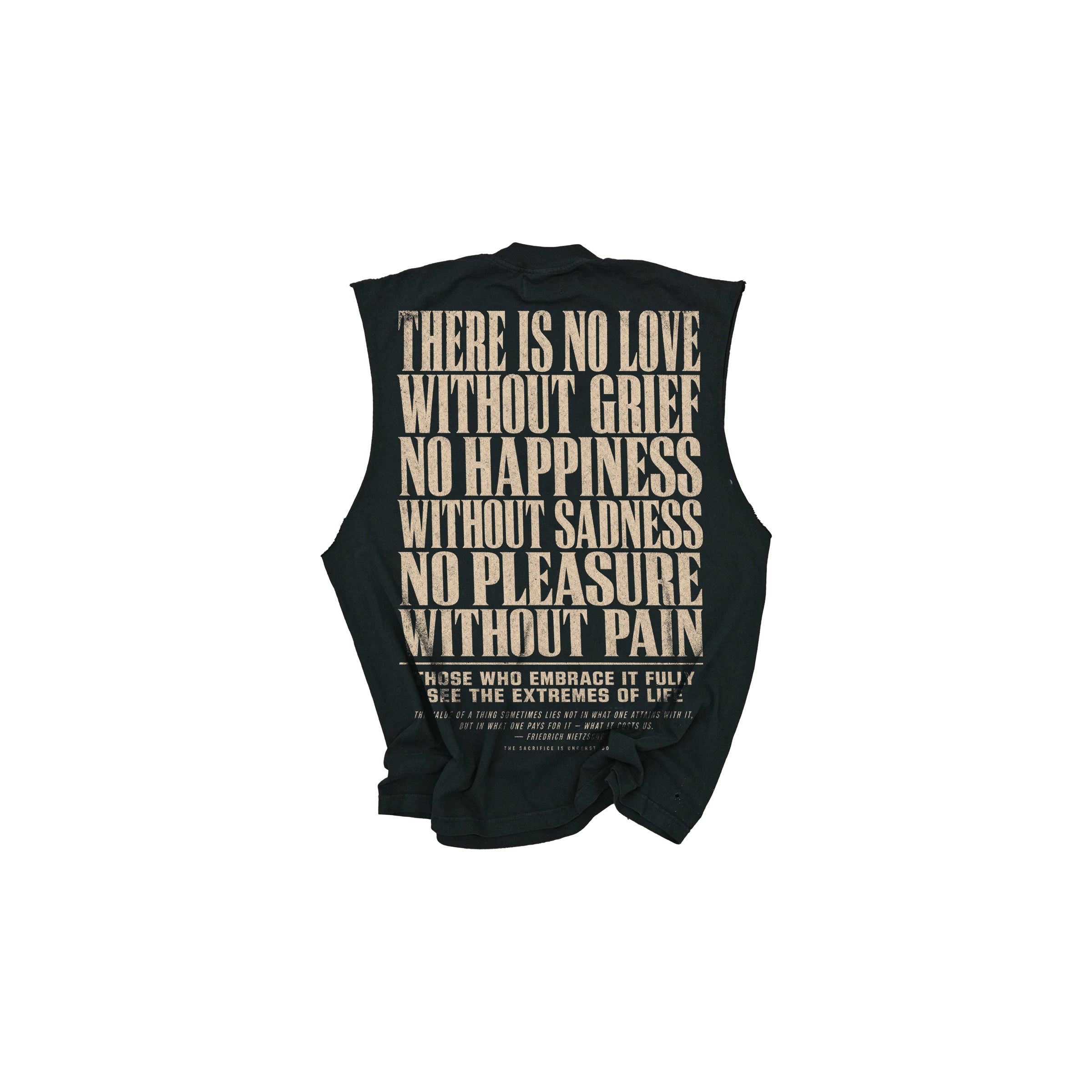 Pleasure without Pain Muscle Tank - Black