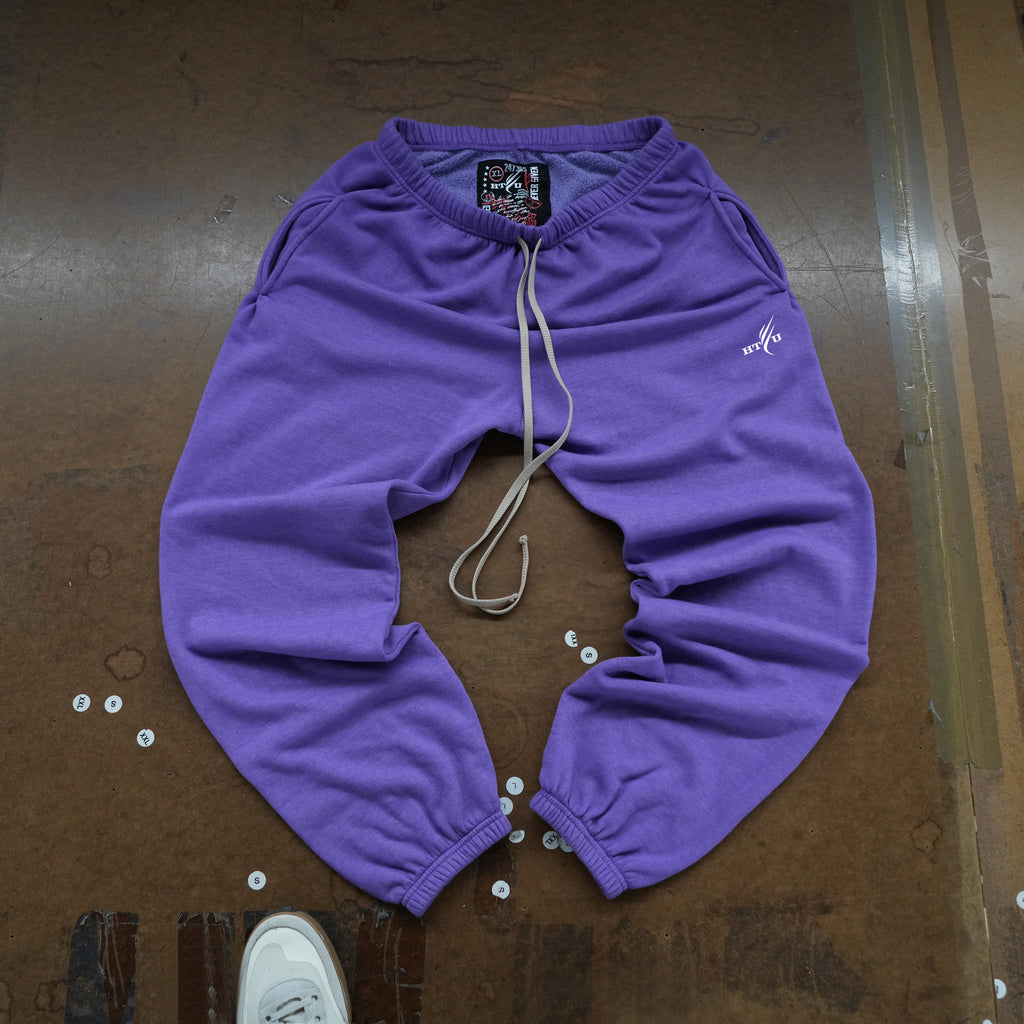 GymRat Sweatpants - Electric Purple - Embroidery Only Edition