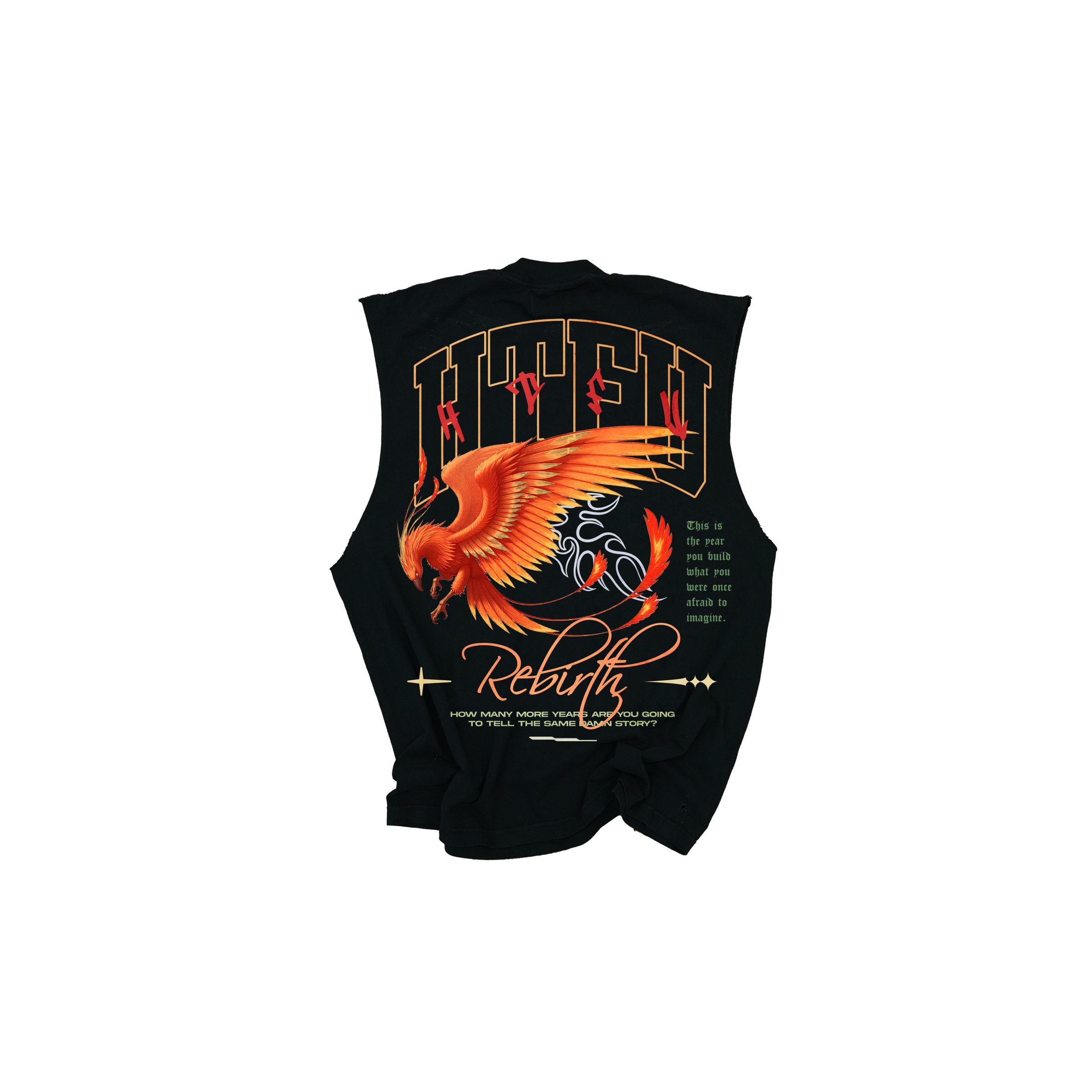 Rebirth Muscle Tank - Black