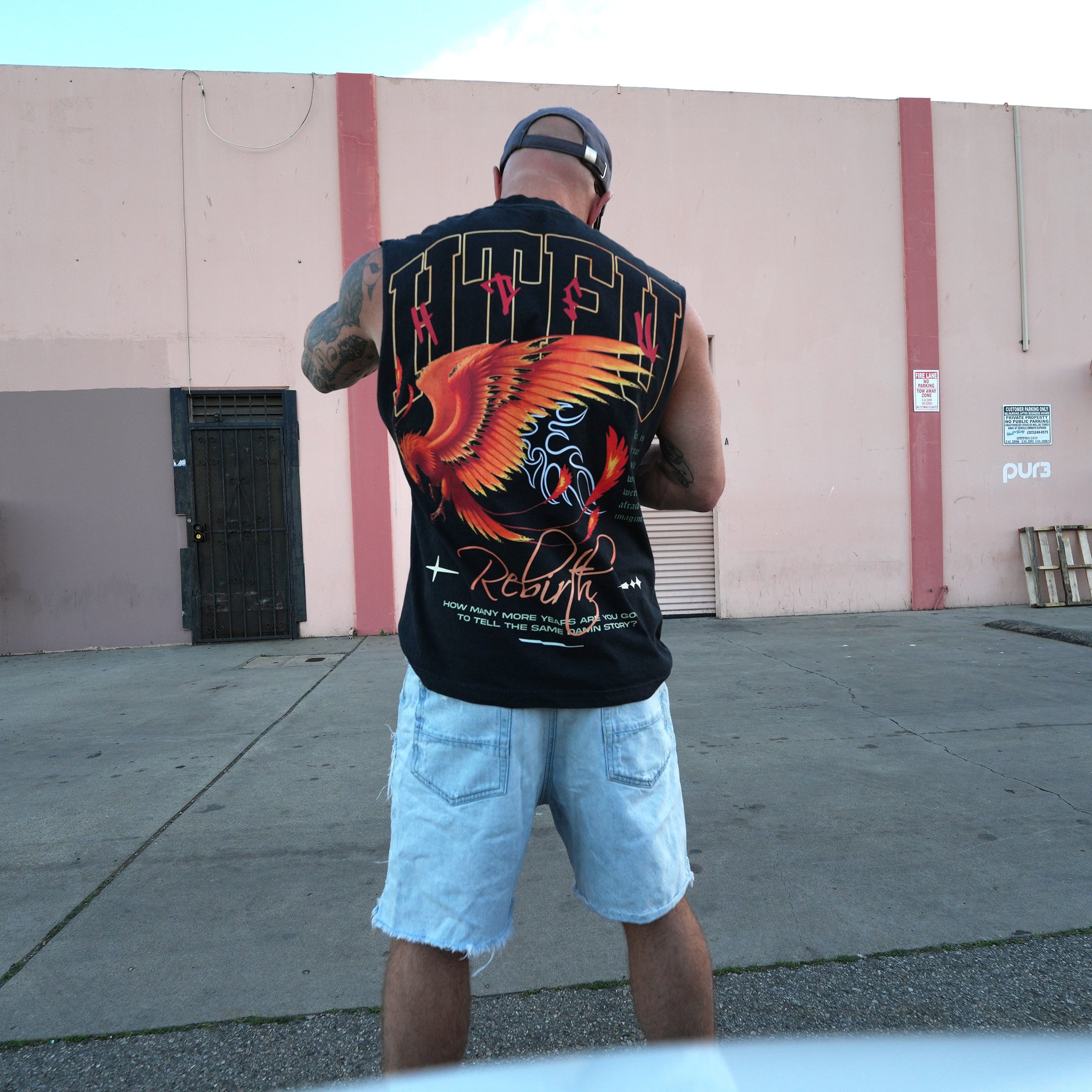 Rebirth Muscle Tank - Off White