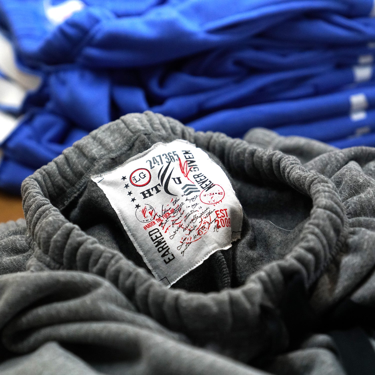 GymRat Sweatpants - Black on Heather Grey - Ships Dec 1