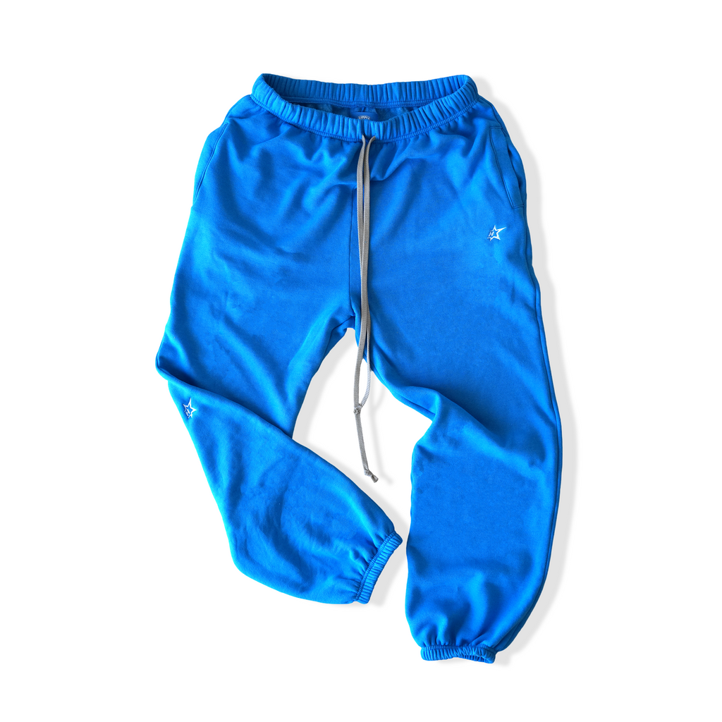 Oversized GymRat Sweatpants - Dodger Blue - Embroidered Edition - Ships Jun 20th