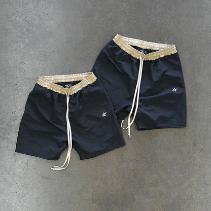 HTFU Relaxed Practice Short - Nylon Rip Stop - Black - Ships 7/25