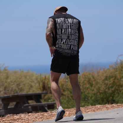 Pain Muscle Tank - Black