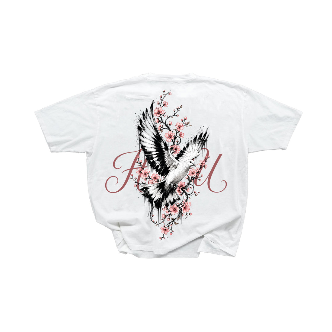 HTFU Dove - Off White Tee