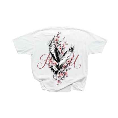 HTFU Dove - Off White Tee