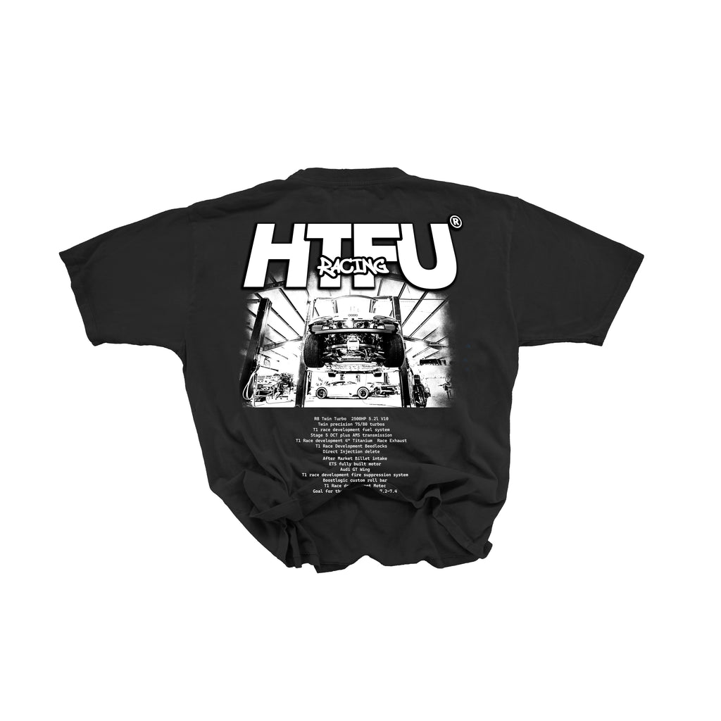 HTFU Racing Tee - R8 - Black