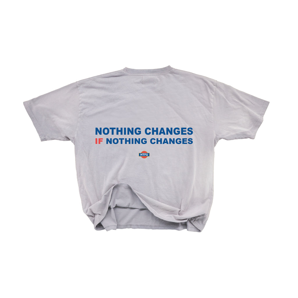 Nothing Changes Tee - Frost Grey