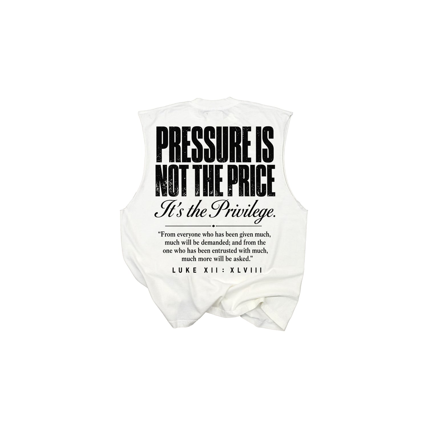 Privilege Muscle Tank - Off White