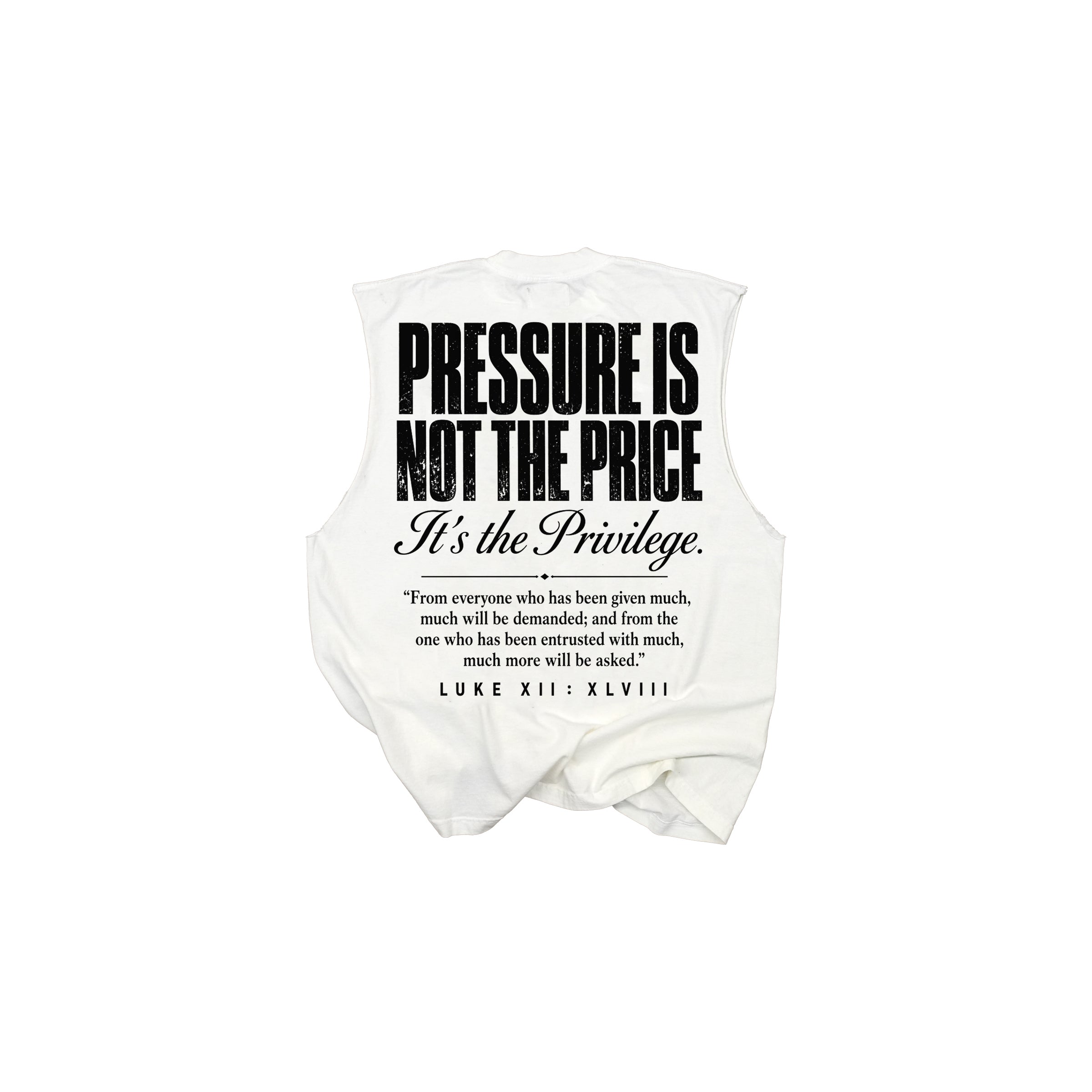 Privilege Muscle Tank - Off White
