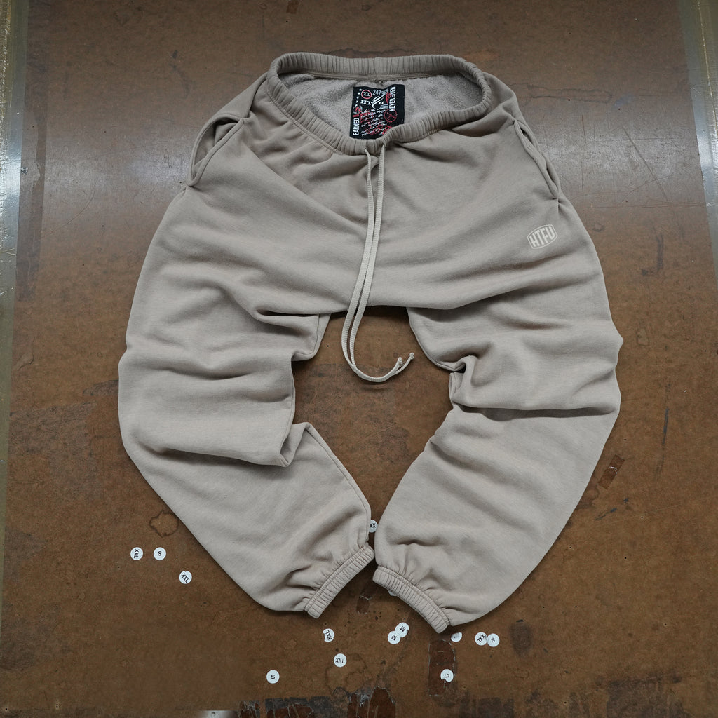 GymRat Sweatpants - Almond - Embroidery Only - Ships 3/15