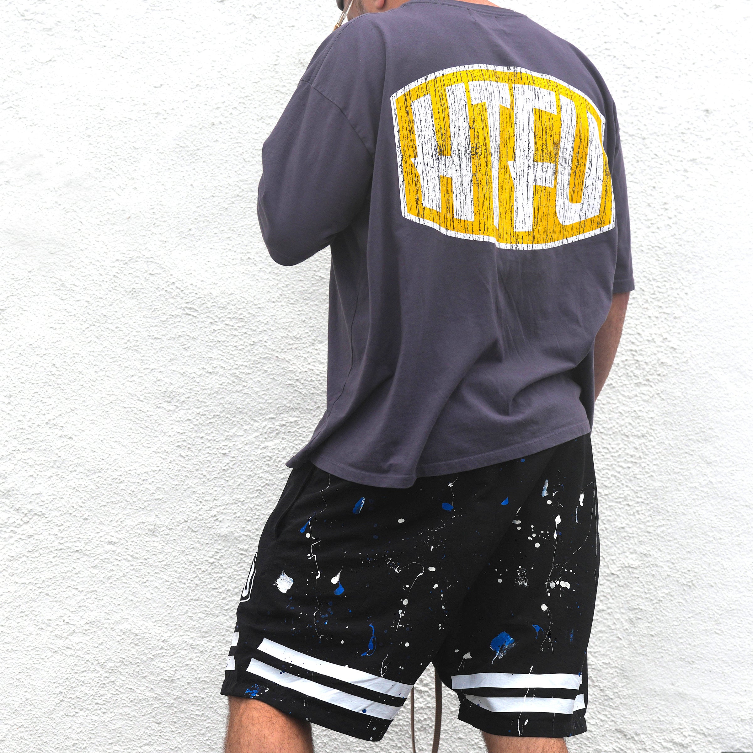 Factory HTFU 06 Tee - Muted Blue Slate