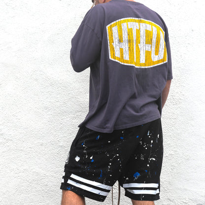 Factory HTFU 06 Tee - Muted Blue Slate