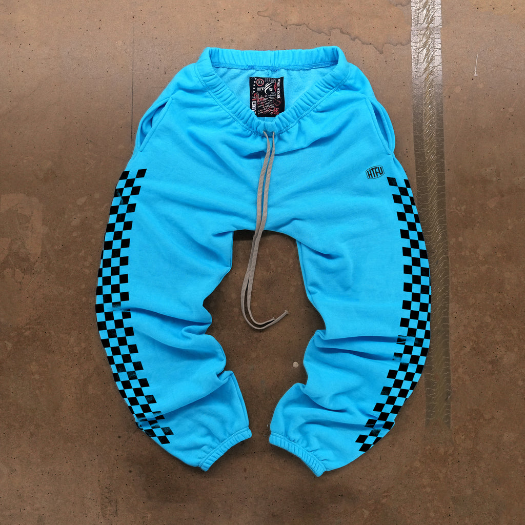 GymRat Sweatpants - Cerulean Blue - Black Grand Prix Edition - Ships Dec 10th