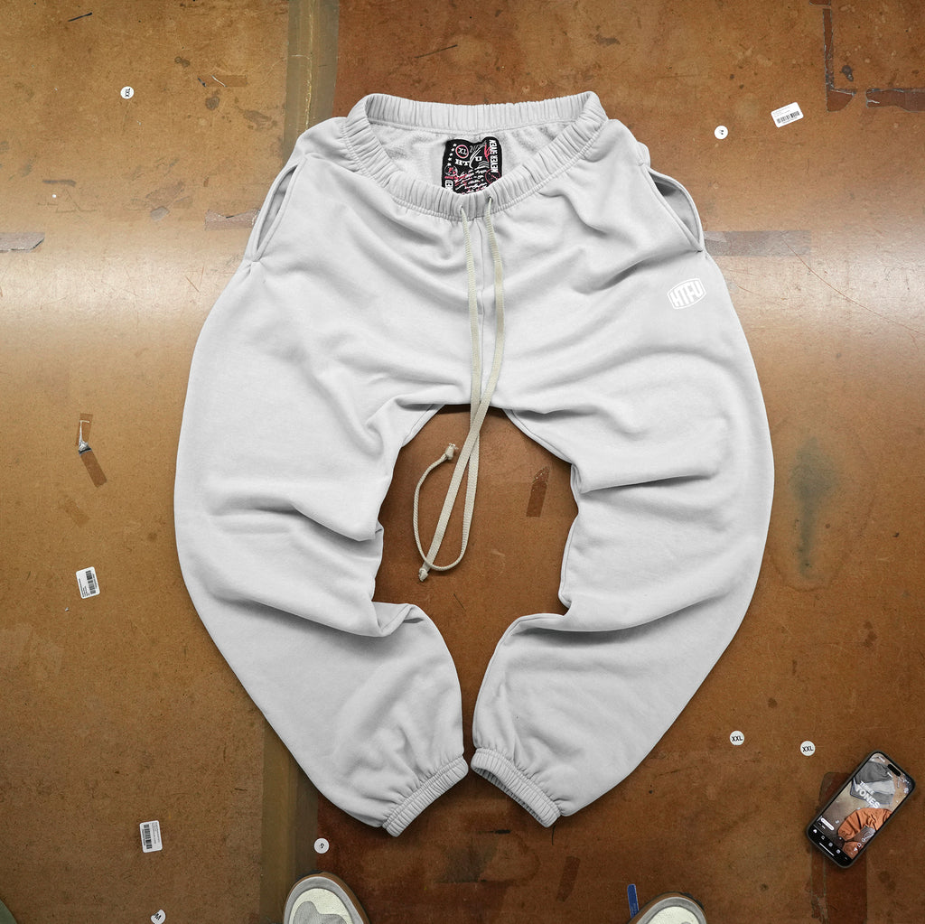 GymRat Sweatpants - Chalk White - Embroidery Only Edition