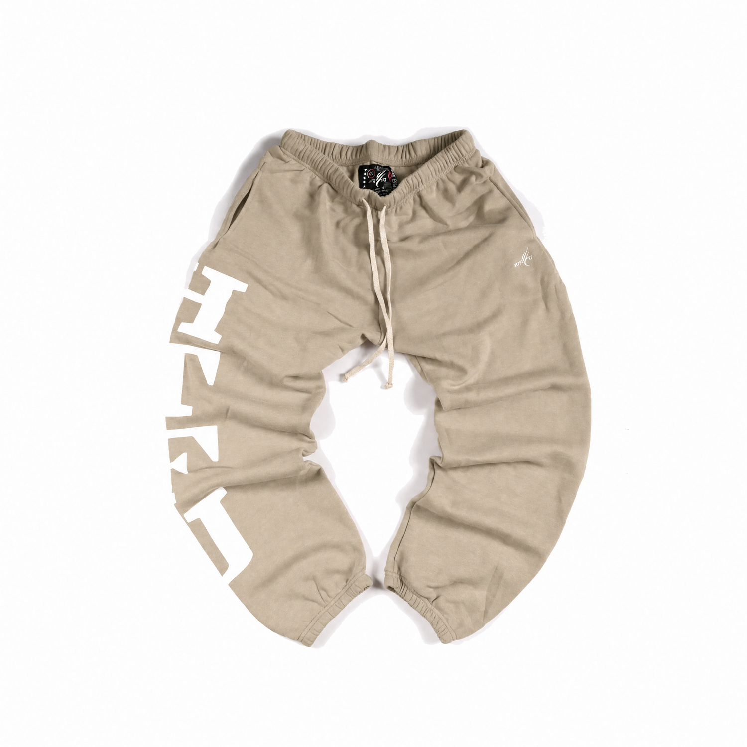 GymRat Sweatpants - White on Desert Stone - Ships 9/25
