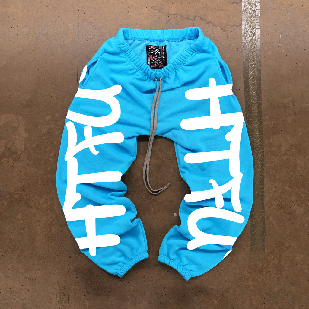 GymRat Sweatpants - Cerulean Blue - White Factory IV - Ships 4/15