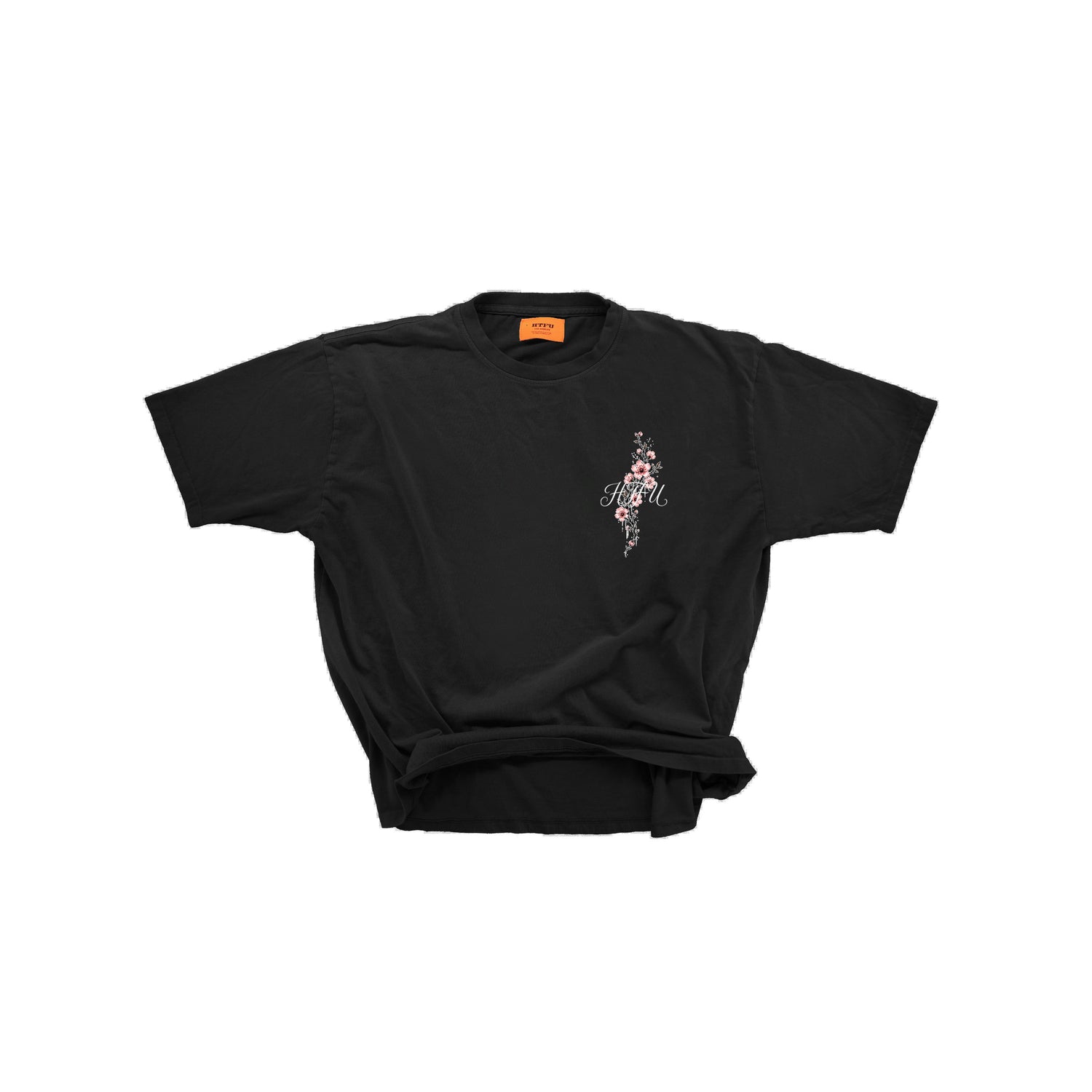 HTFU Dove - Black Tee