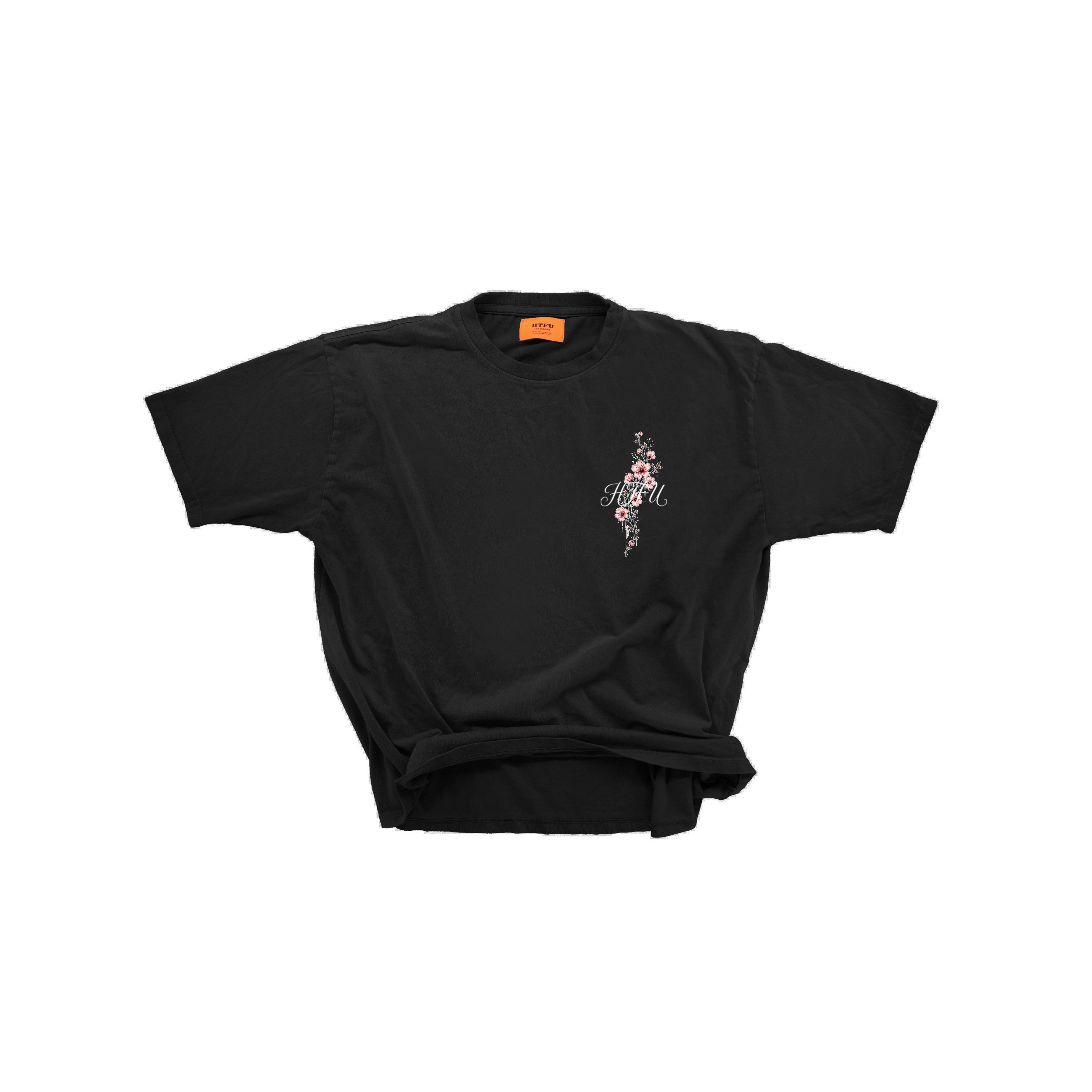 HTFU Dove - Black Tee