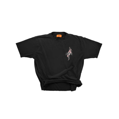 HTFU Dove - Black Tee