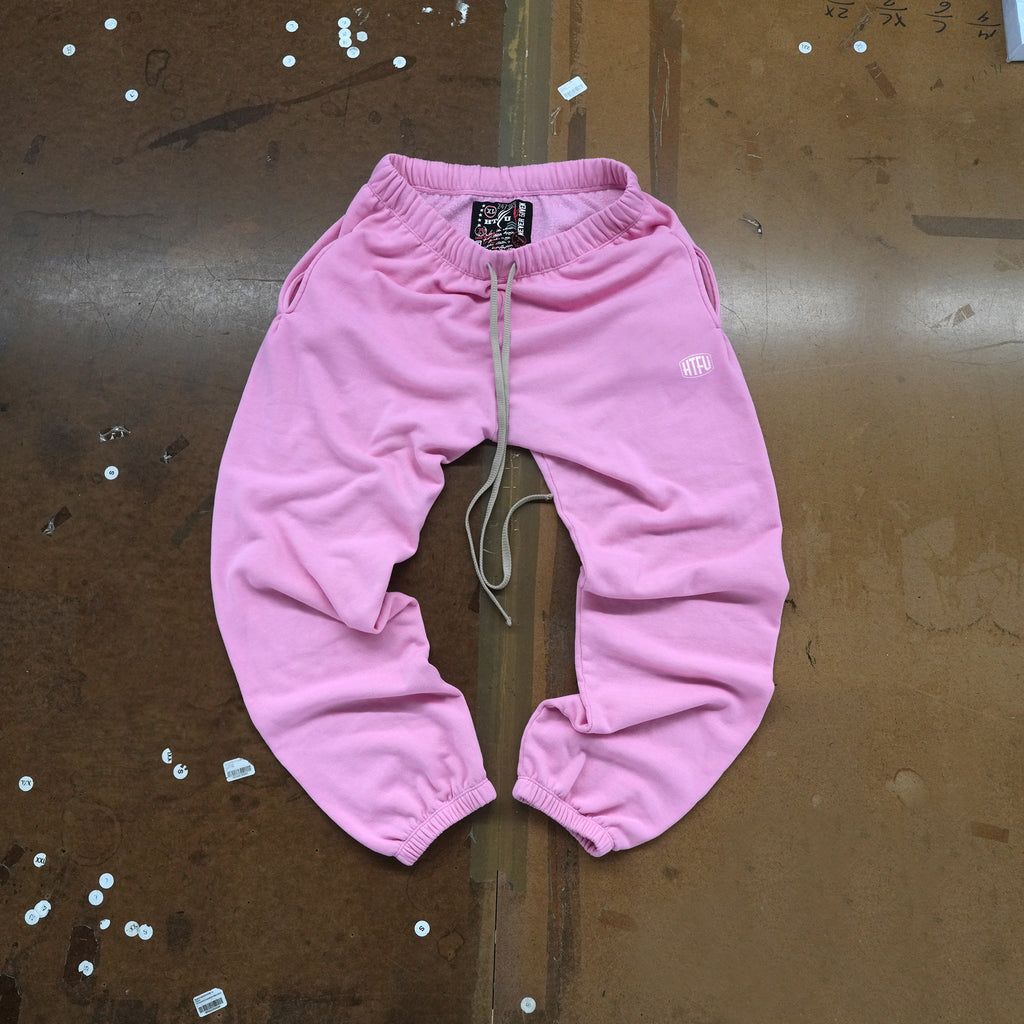GymRat Sweatpants - Candy Pink - Embroidery Edition - Ships 7/1