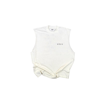 ER 23 Muscle Tank - Off White - Ships 1/15