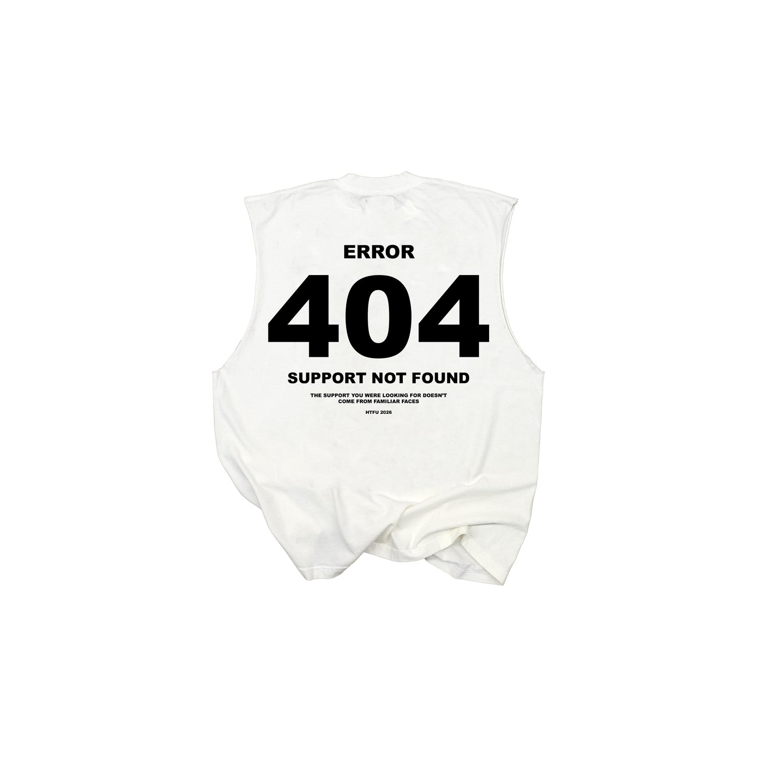 Error 404 Muscle Tank - Off White