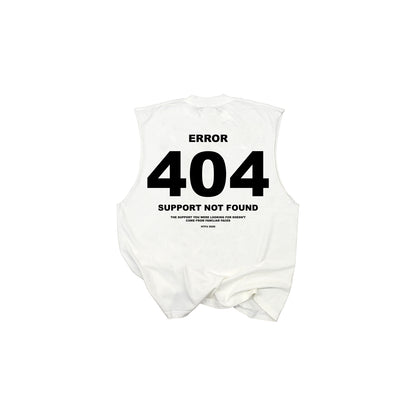 Error 404 Muscle Tank - Off White