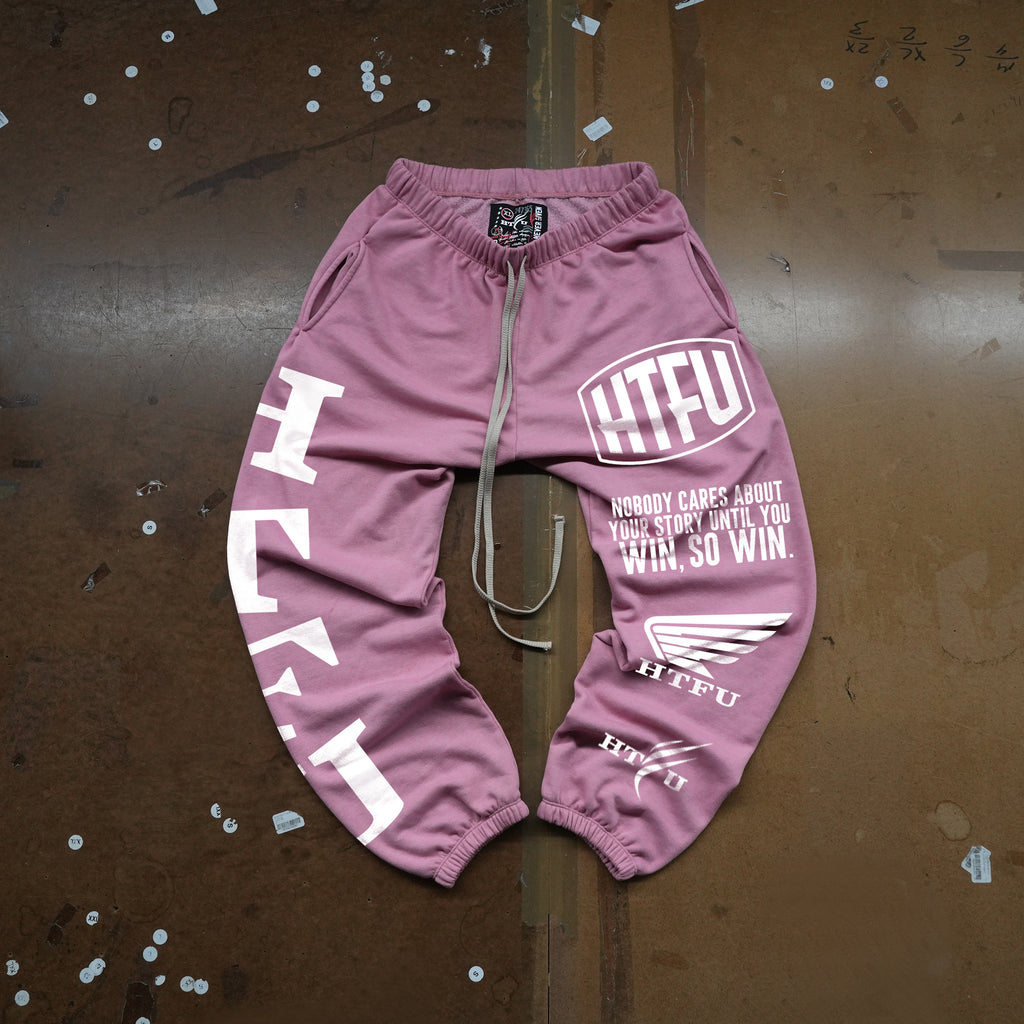 GymRat Sweatpants - Dusty Rose - White Factory Edition - Ships 7/1