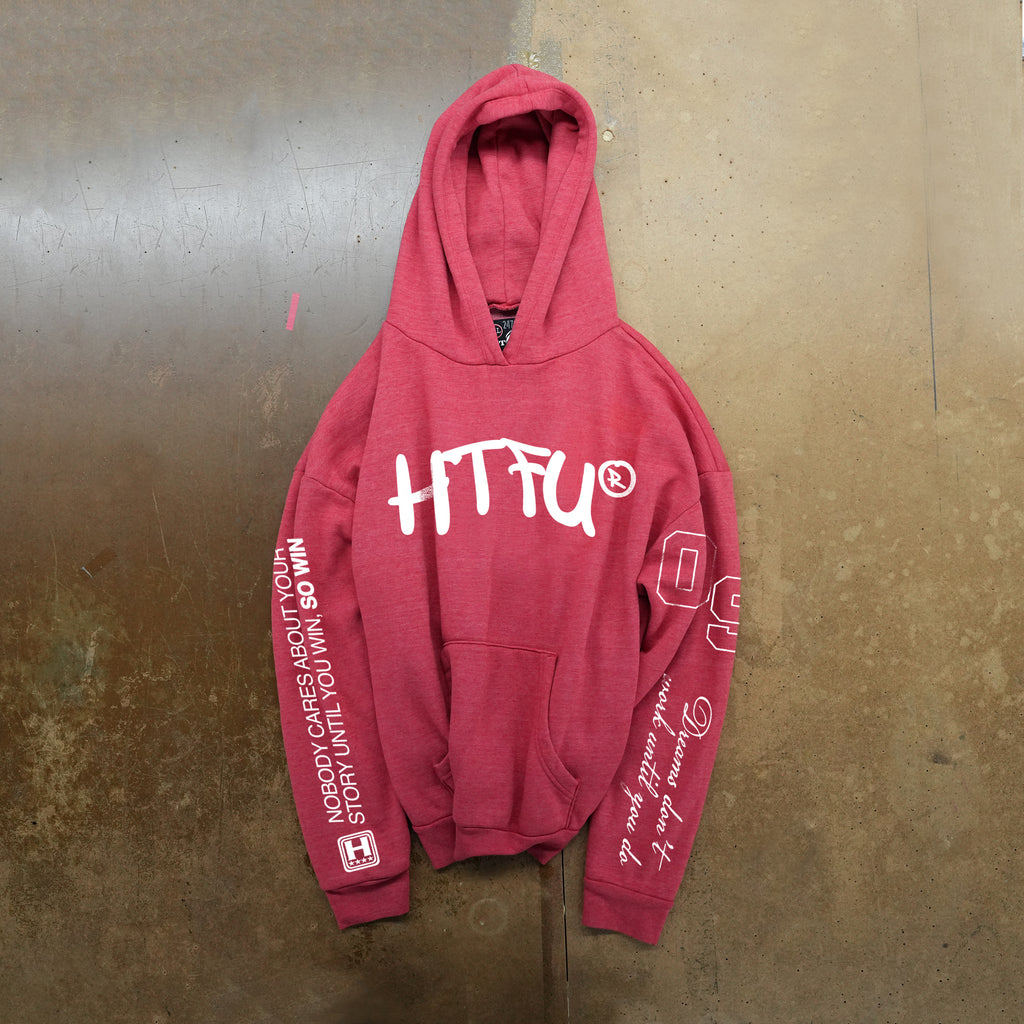 GymRat Hoodie - Scarlet Red - White Factory Edition - Ships Dec 10th