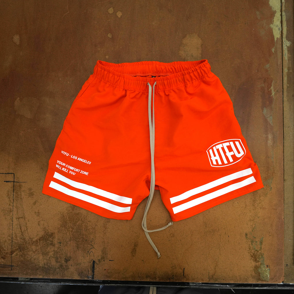 HTFU Crushed Nylon "Orange" Factory Short