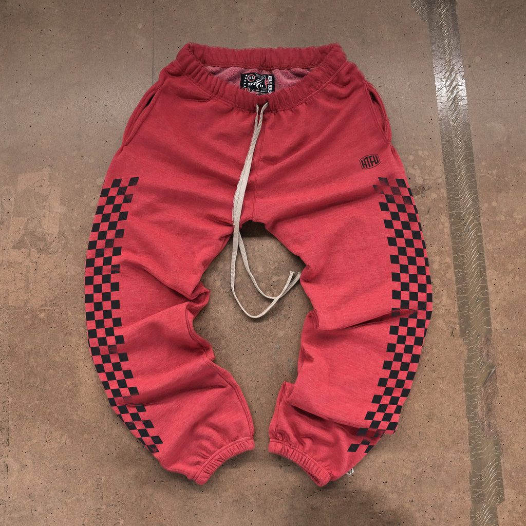 GymRat Sweatpants - Scarlet Red - Black Grand Prix Edition - Ships Dec 5th