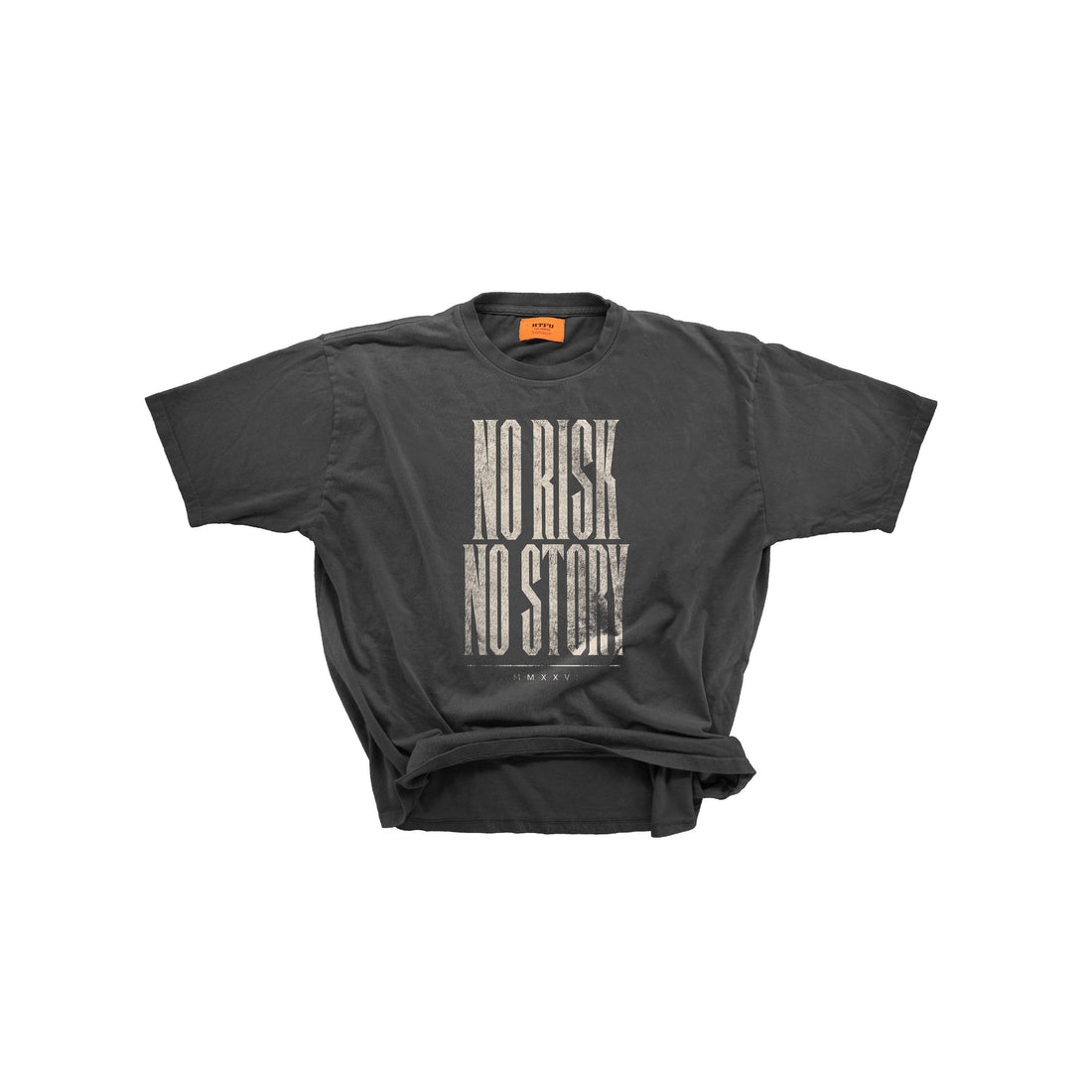 No Risk No Story Tee -Bold - Grey