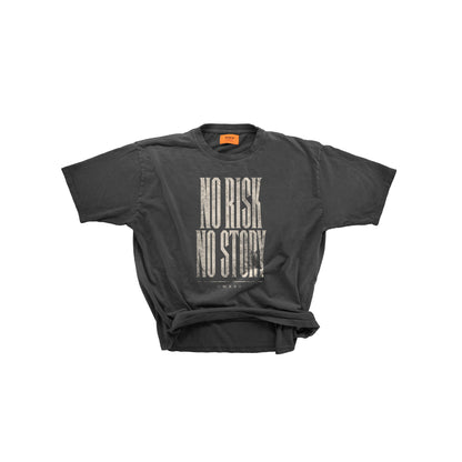No Risk No Story Tee -Bold - Grey