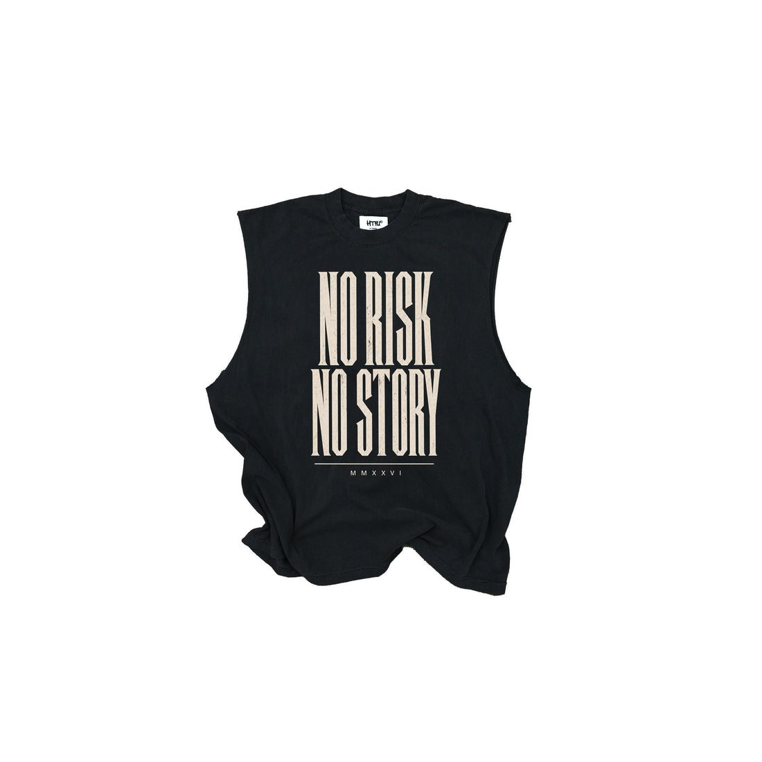 No Risk No Story Muscle Tank - Bold - Black