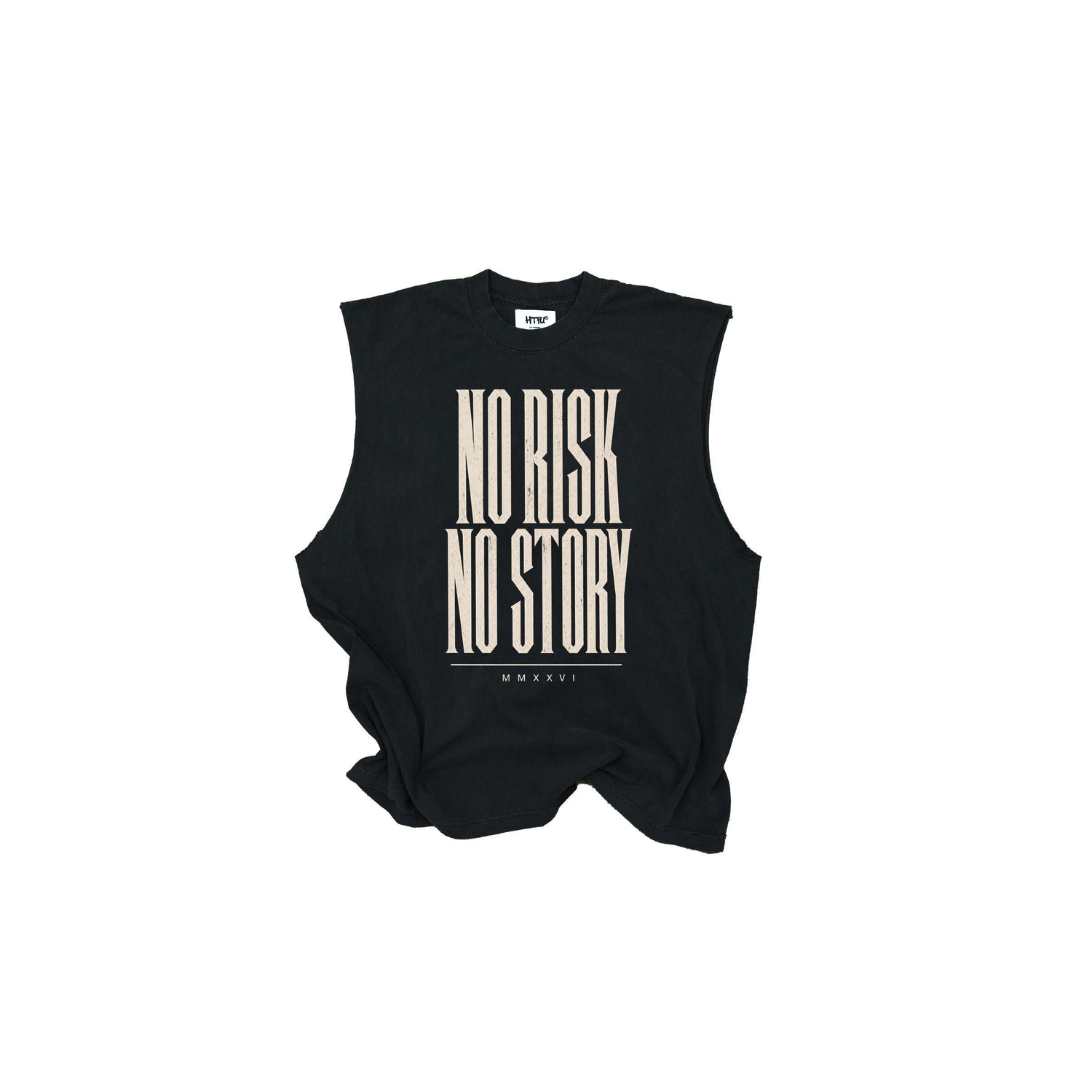 No Risk No Story Muscle Tank - Bold - Black