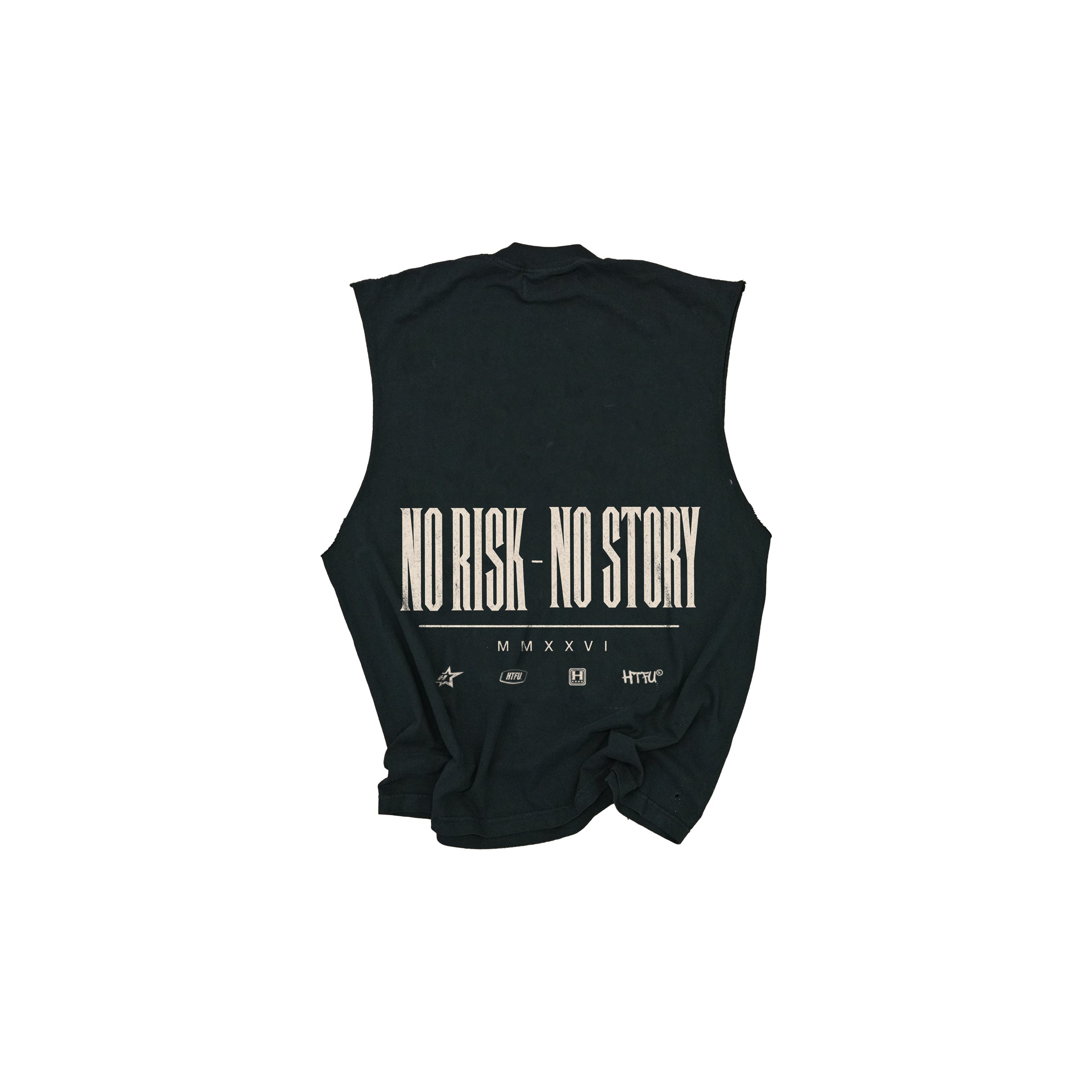 No Risk No Story Muscle Tank - Bold - Black