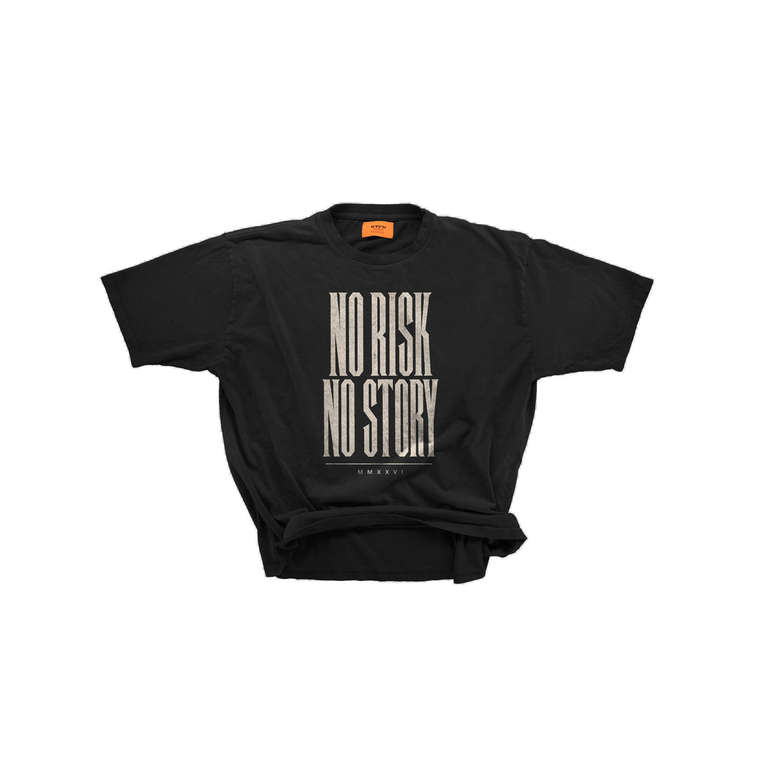 No Risk No Story Tee -Bold - Black