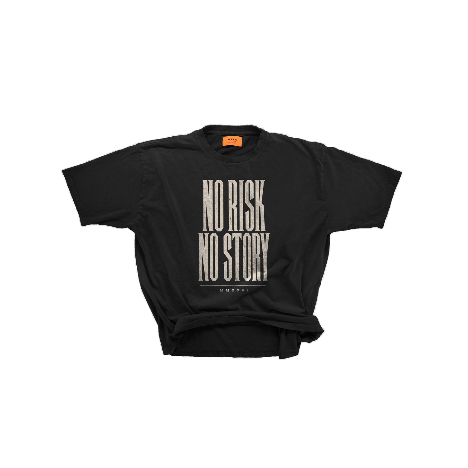 No Risk No Story Tee -Bold - Black