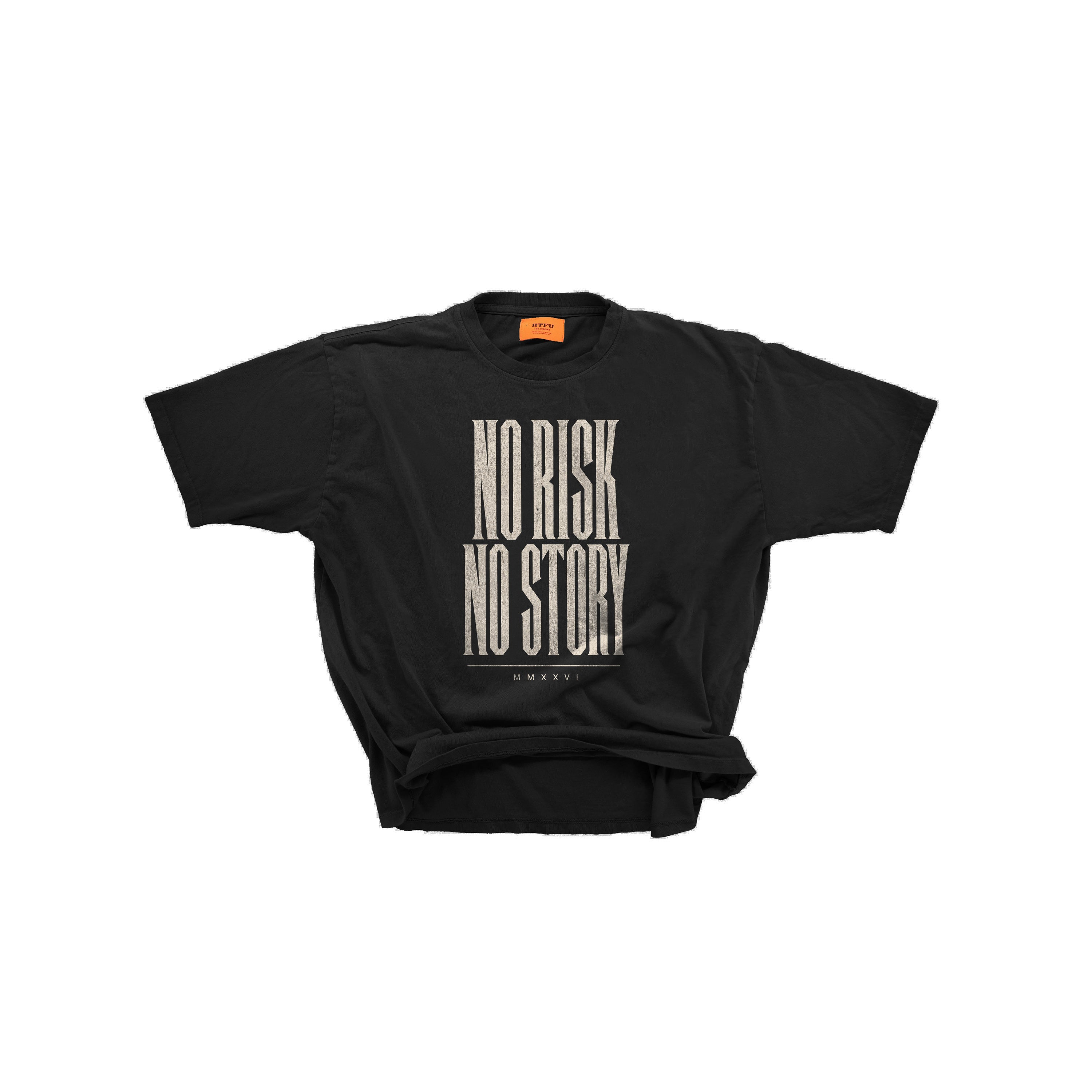 No Risk No Story Tee -Bold - Black