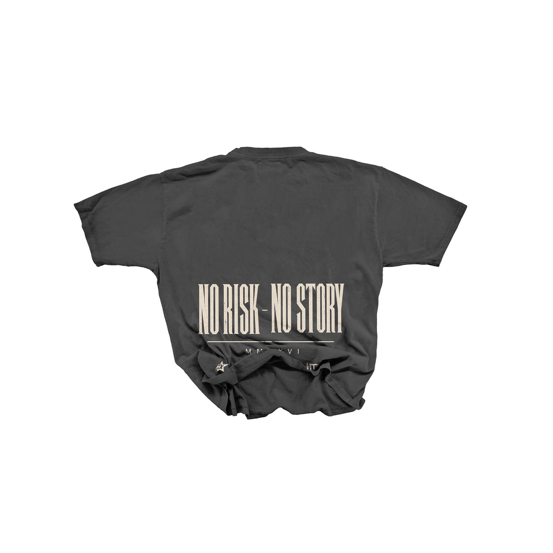 No Risk No Story Tee -Bold - Grey